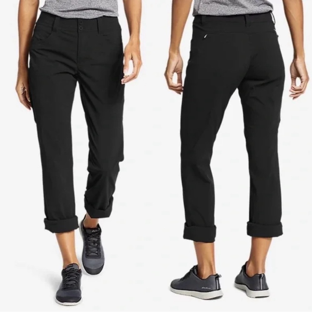 Eddie Bauer Women's Sightscape Convertible Button Roll Up Pants Size 12 (GUC)